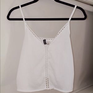 Super cute white tank top!
